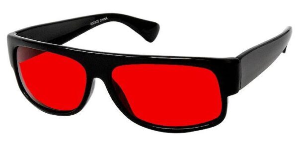 Red Lens Locs Sunglasses